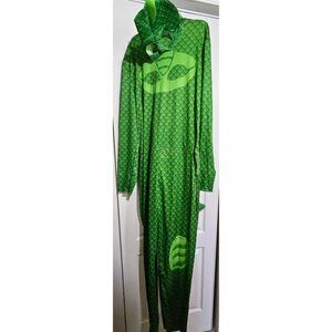 PJ Masks Gekko Mens Costume Tail Mask Green Gecko Lizard Halloween Adult Party